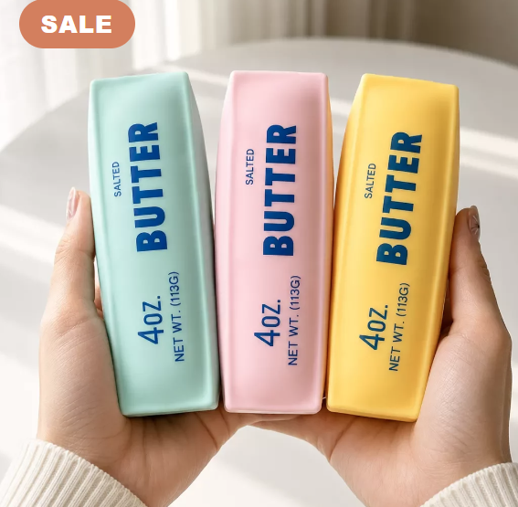 Crunchy Butter Squishy — Blue/Pink