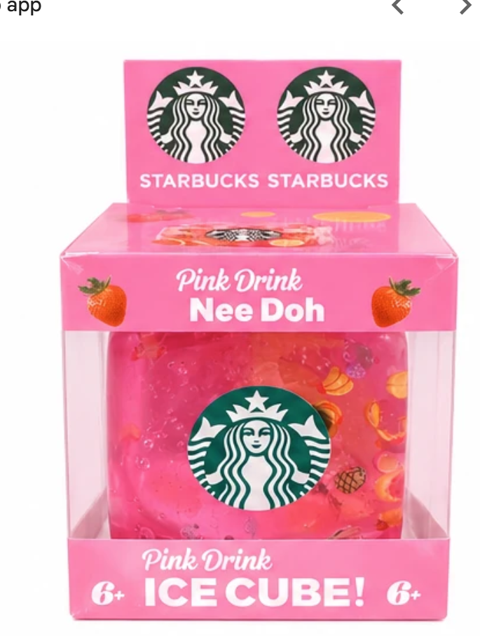 Starbucks Pink Drink Acai Needoh Squishy