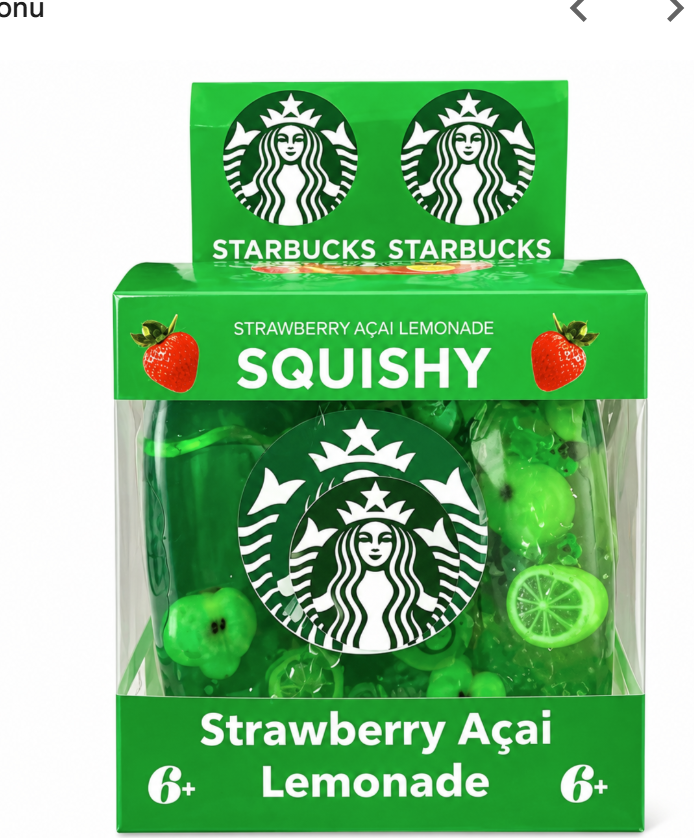 Green Acai Starbucks Needoh Squishy