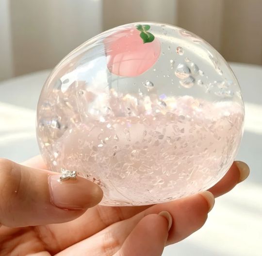 Peach Clear Malleable Squishy
