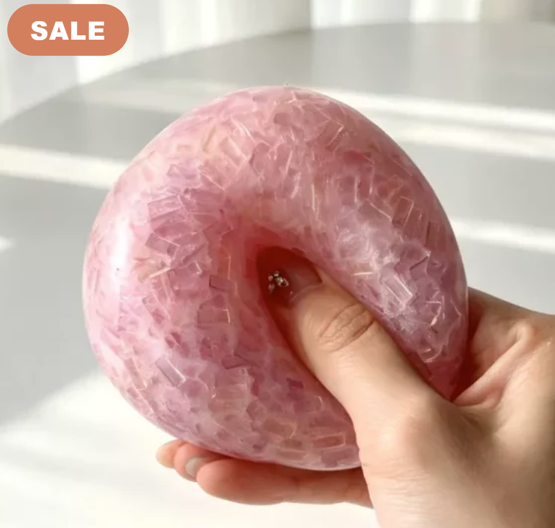 crunchy pink Bingsu Bead Ball